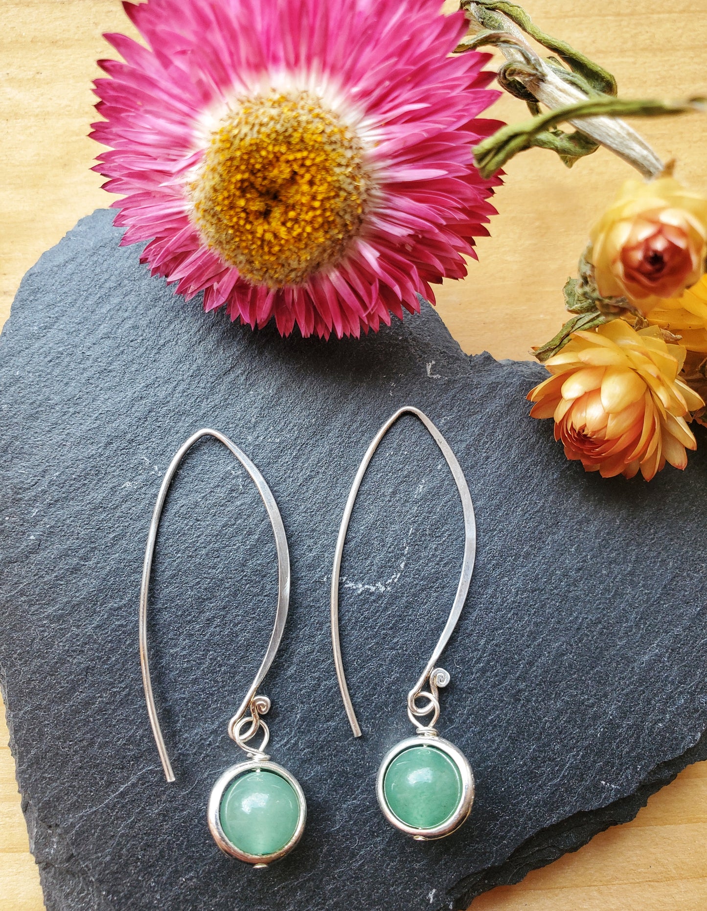 Les Mila avec Aventurine verte