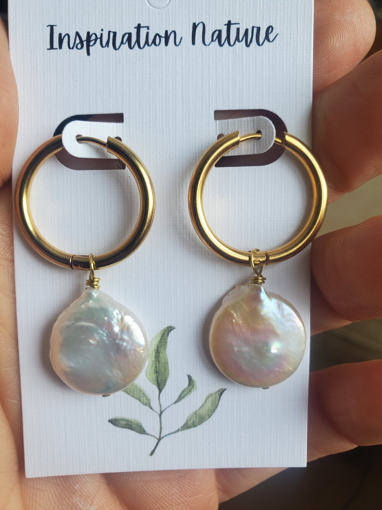 Anneaux avec Perles Baroque XL