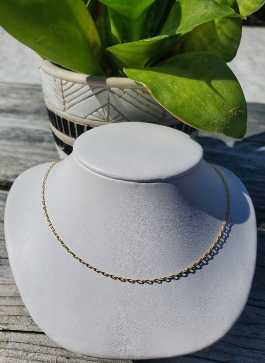 Chaine Goldfilled simple