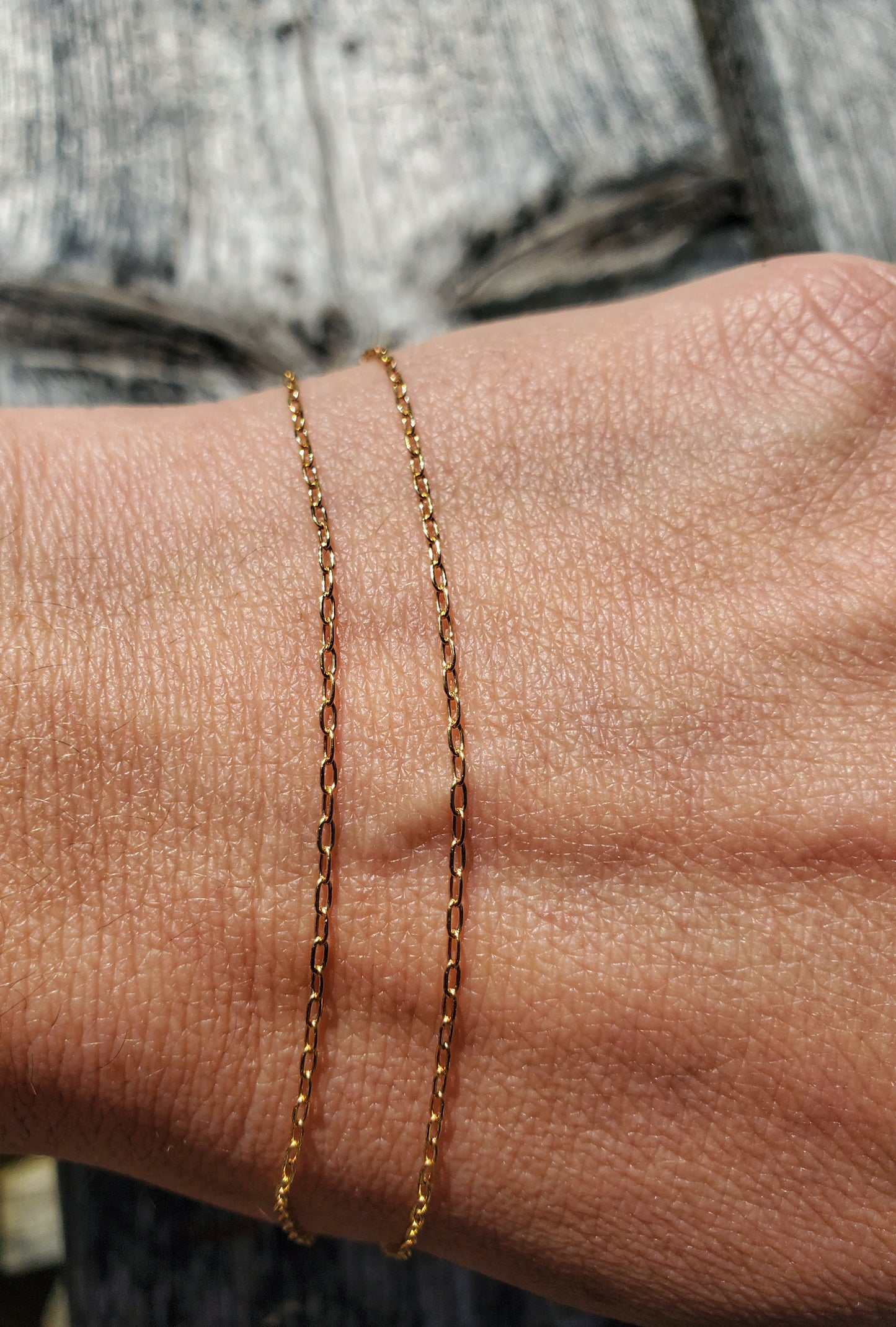 Chaine Goldfilled simple