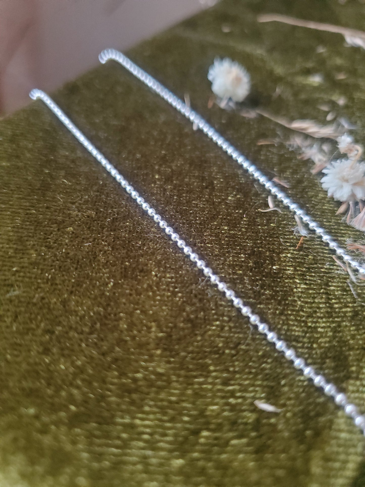 Chaine et perle Baroque ronde