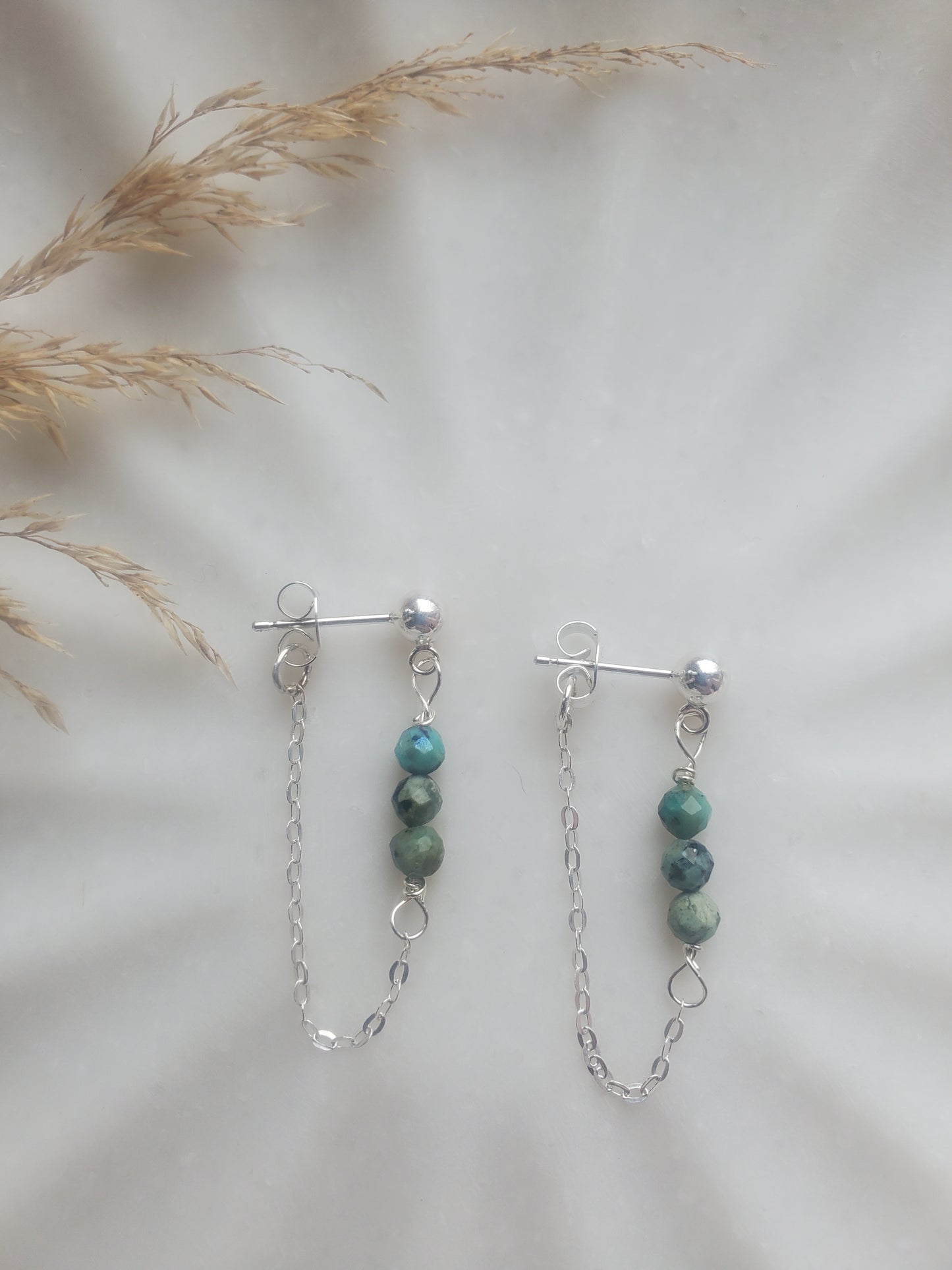 Les Aude Turquoise et Argent