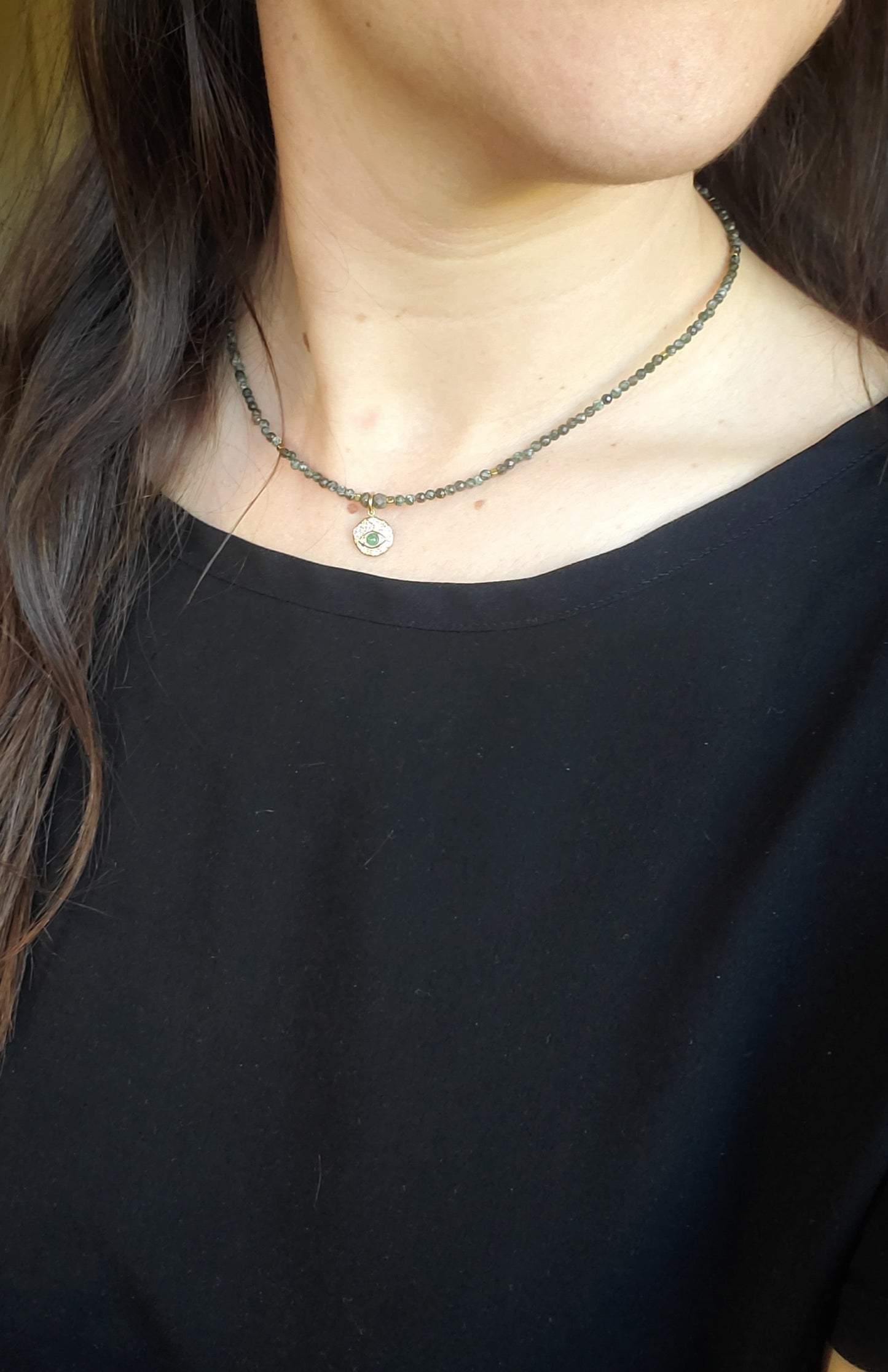 Pendentif mini Seraphinite