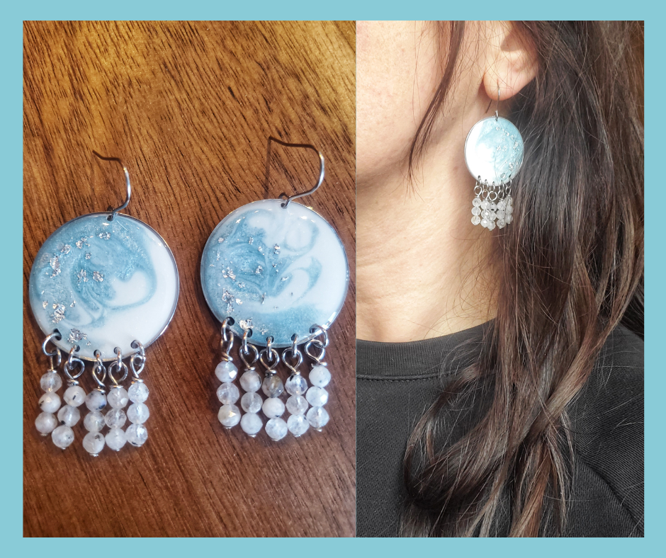 Boucles d'oreilles Hivernale #2