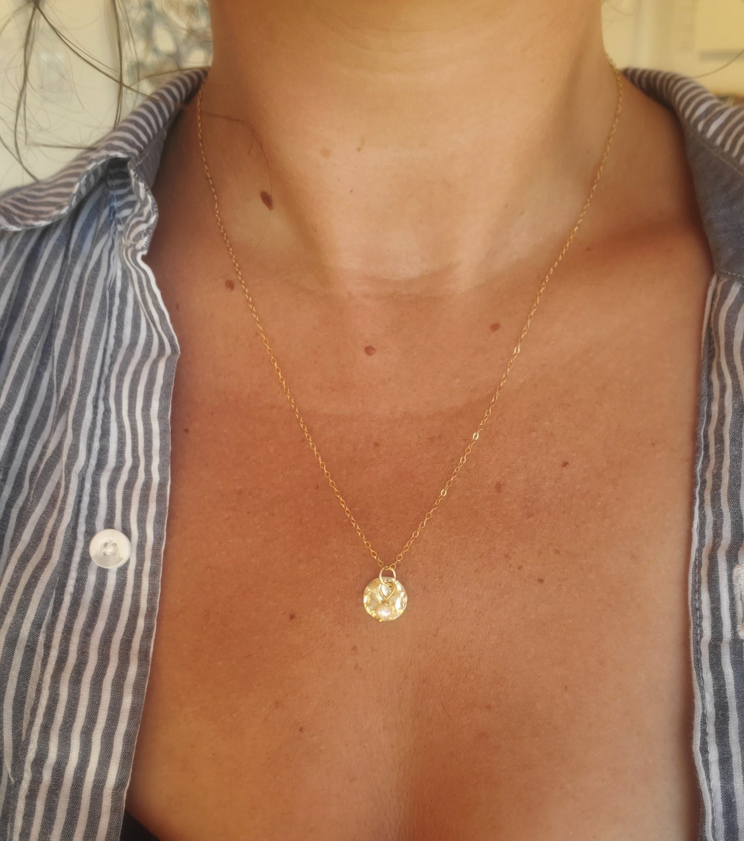 Chaine Livia Or laminé