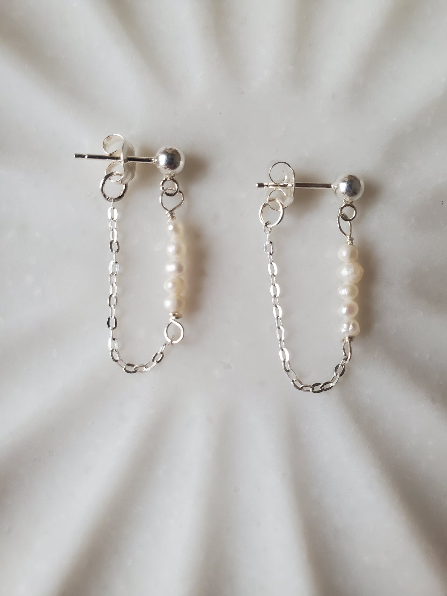 Les Aude Micro perles blanche