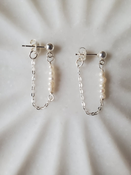 Les Aude Micro perles blanche