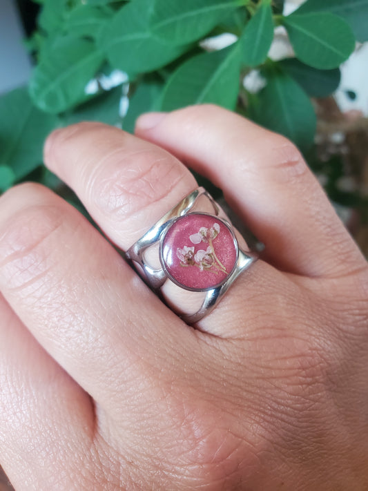 Bague botanique large