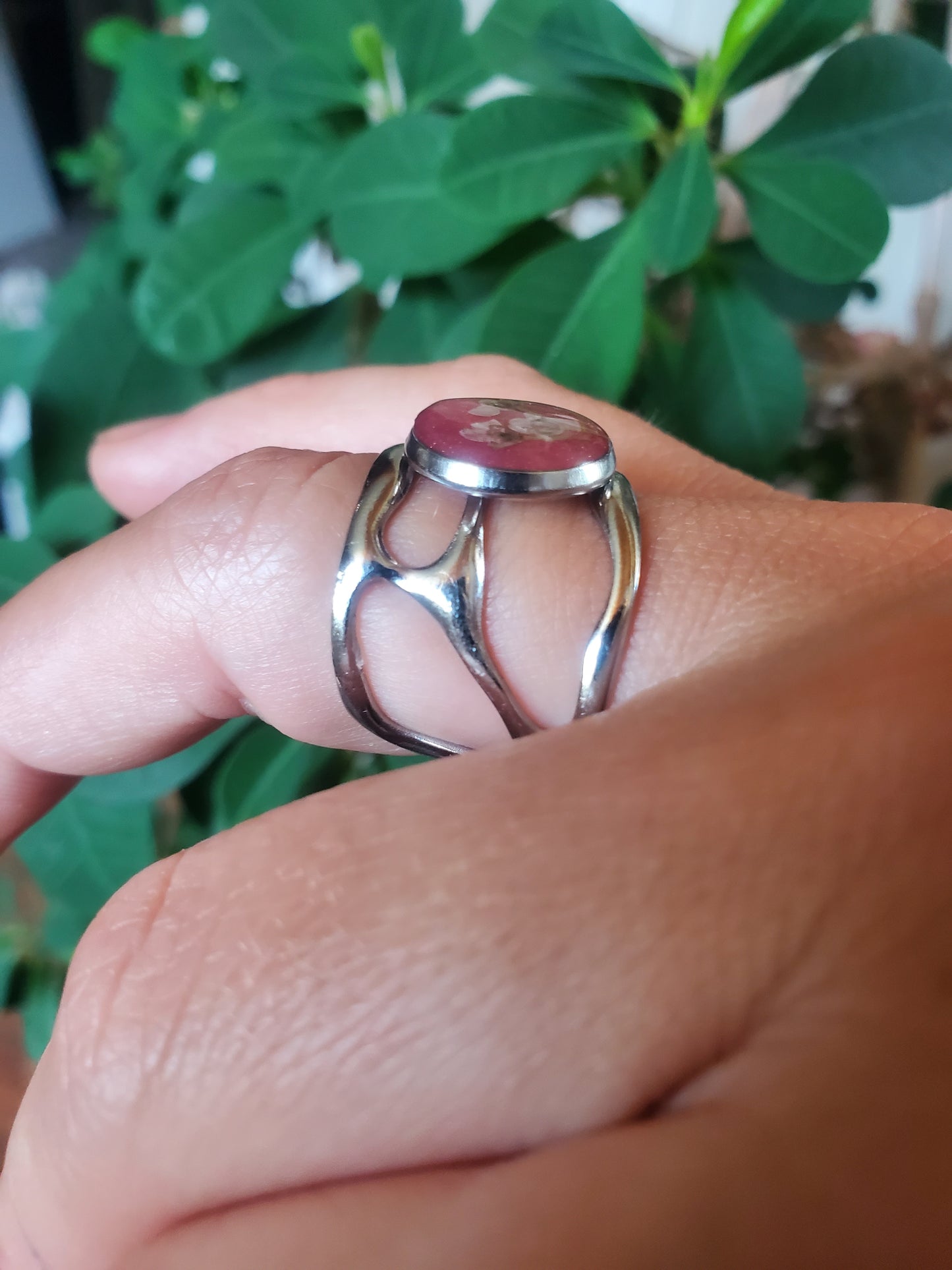Bague botanique large