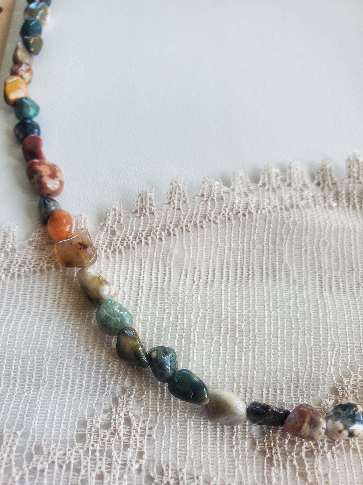 Collier Jaspe Océan